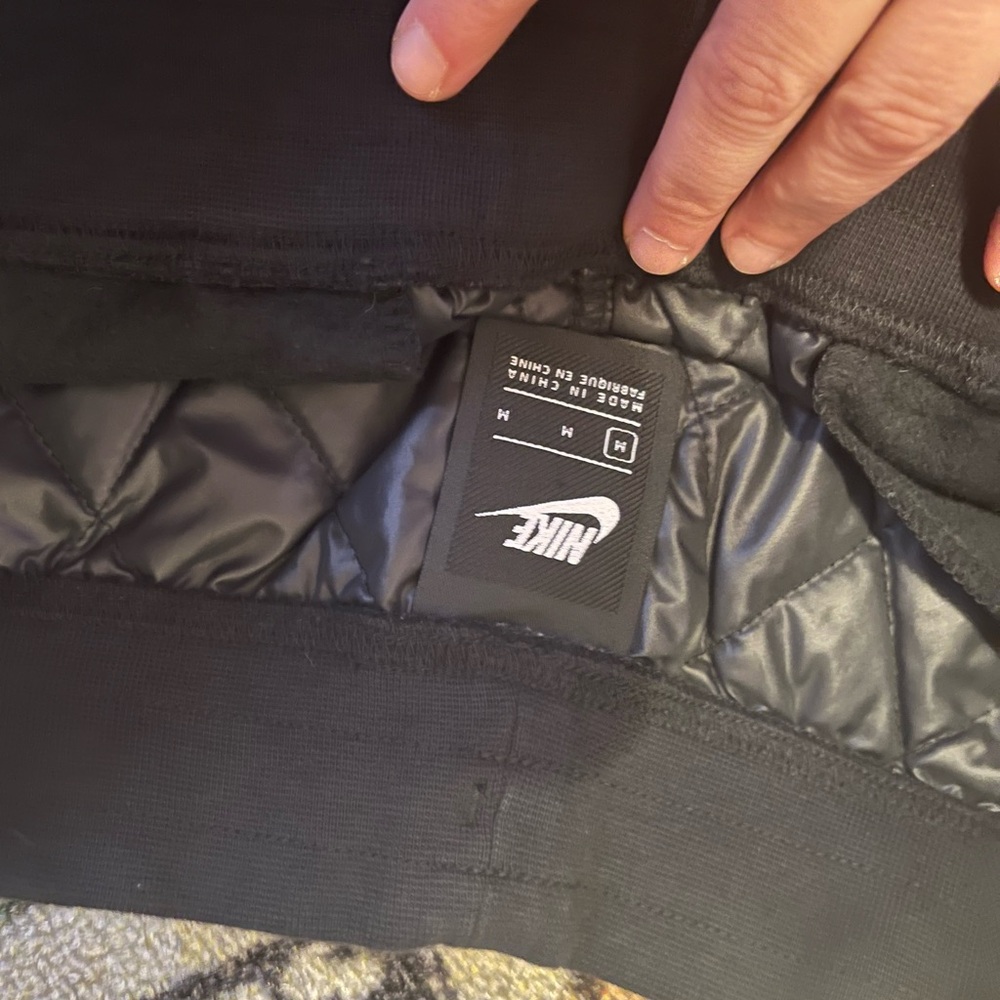 Nike Black Quilted Outerwear